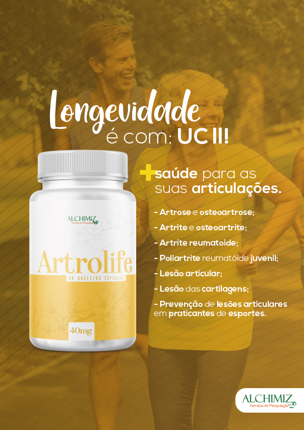 Artrolife Cápsulas - Suplemento para Dores nas Articulações